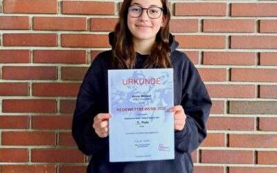 Starker Auftritt beim Redewettbewerb!